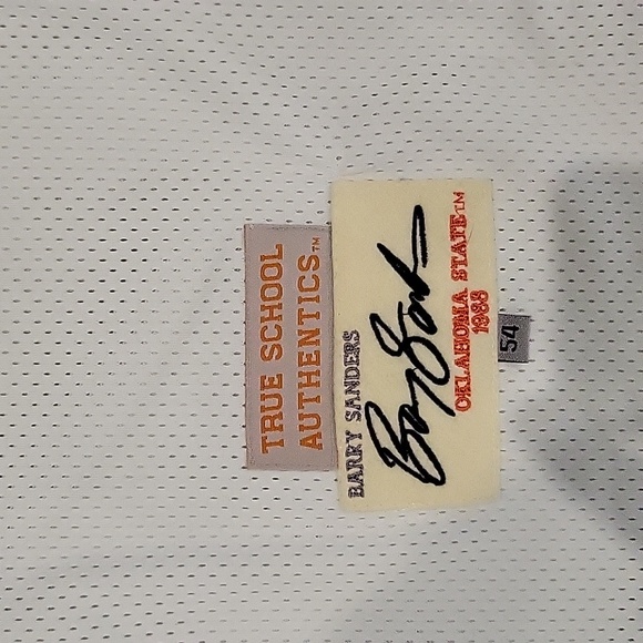 Barry Sanders Oklahoma True school authentics jersey - Picture 3 of 4